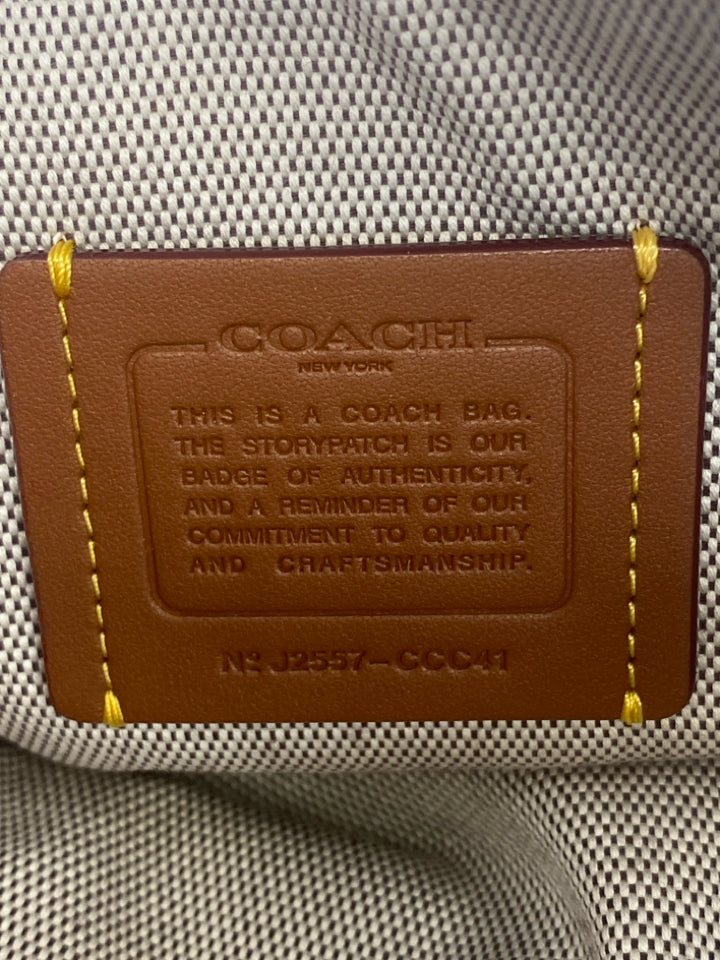 Coach Plaza Bag w/Tag   CCC41