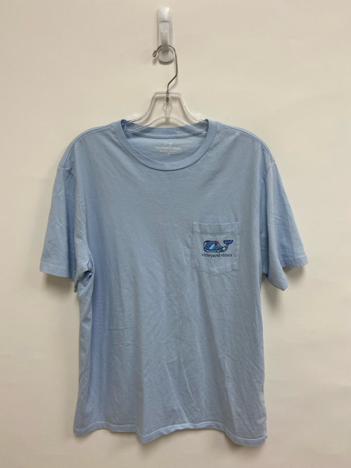 Vineyard Vines Size M Powder Blue Whale Men&