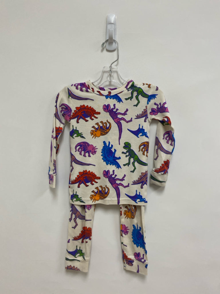 Baby Gap SIZE 3 White Multi Color Dinosaurs Boy&