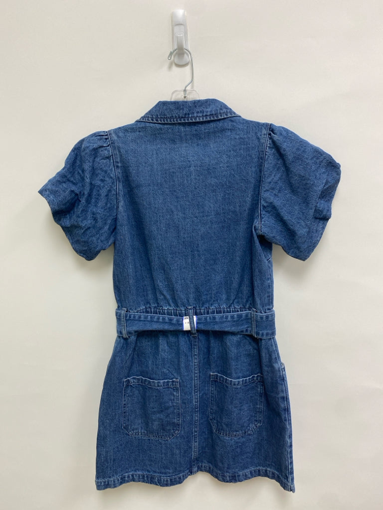 NWT Size M Blue Denim Zip Down Ladies Dress
