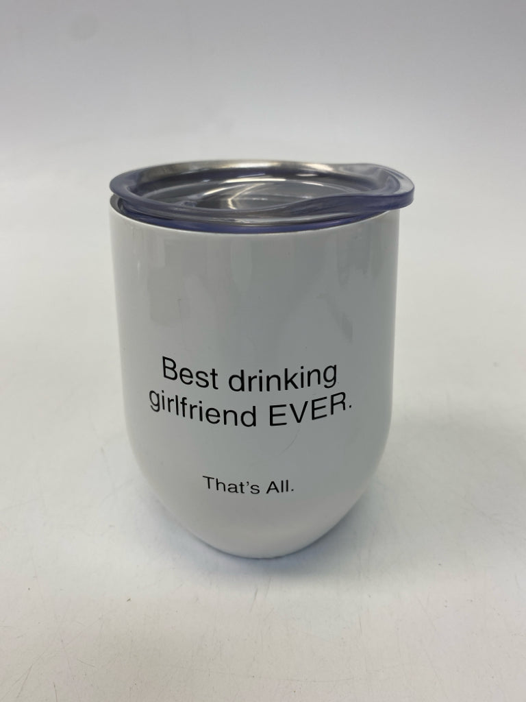 White Words Tumbler