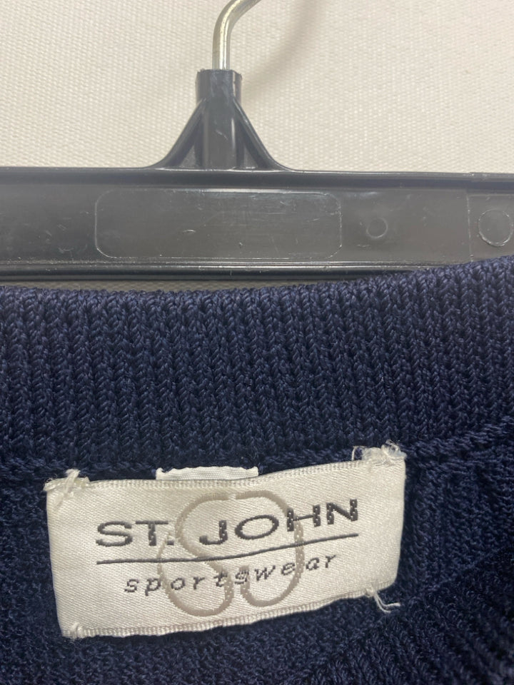 ST. JOHN Size 8 Navy Ladies Skirt