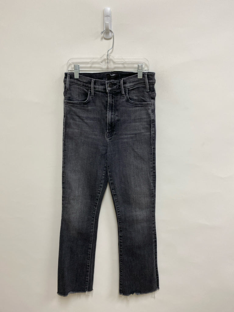 MOTHER Size 28 Gray Denim Fringe Ladies Jeans