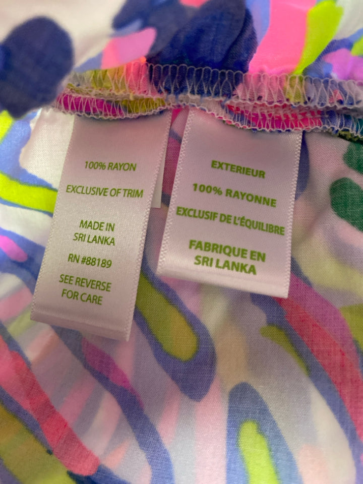 LILLY PULITZER Size XXS Periwinkle Purple/Multi Assorted Print Ladies Shorts