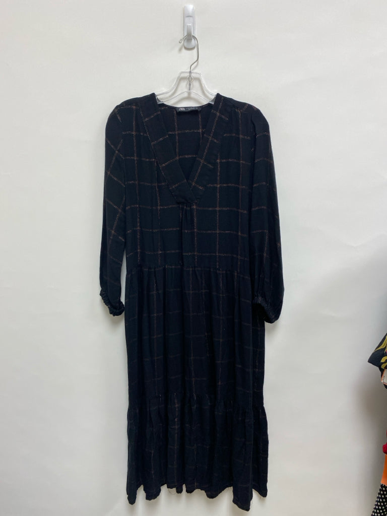 Zara Size XS Black Bronze Ladies Dress