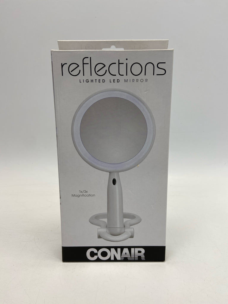 NEW/BOX Conair White Makeup Mirror