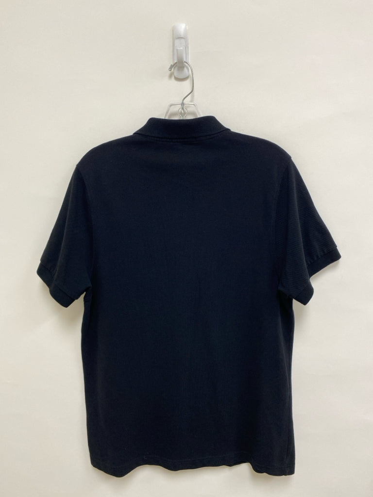 Burberry Size L Black Quarter Button Men&