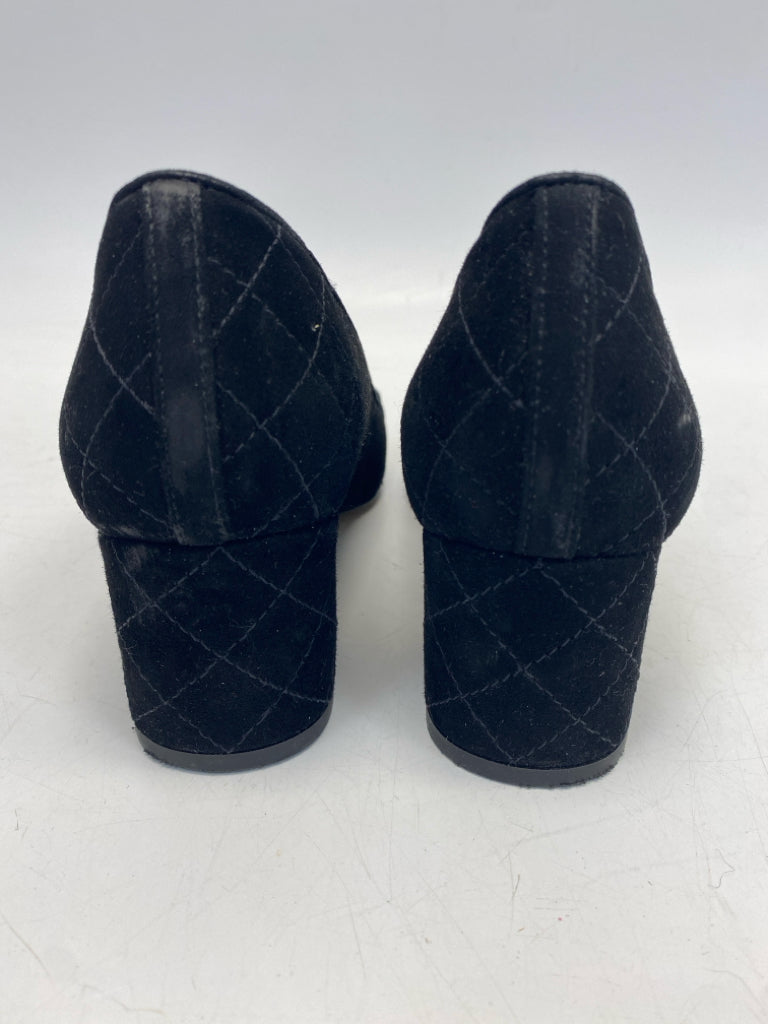 Talbots US Shoe Size 8.5 Black Quilted Heels