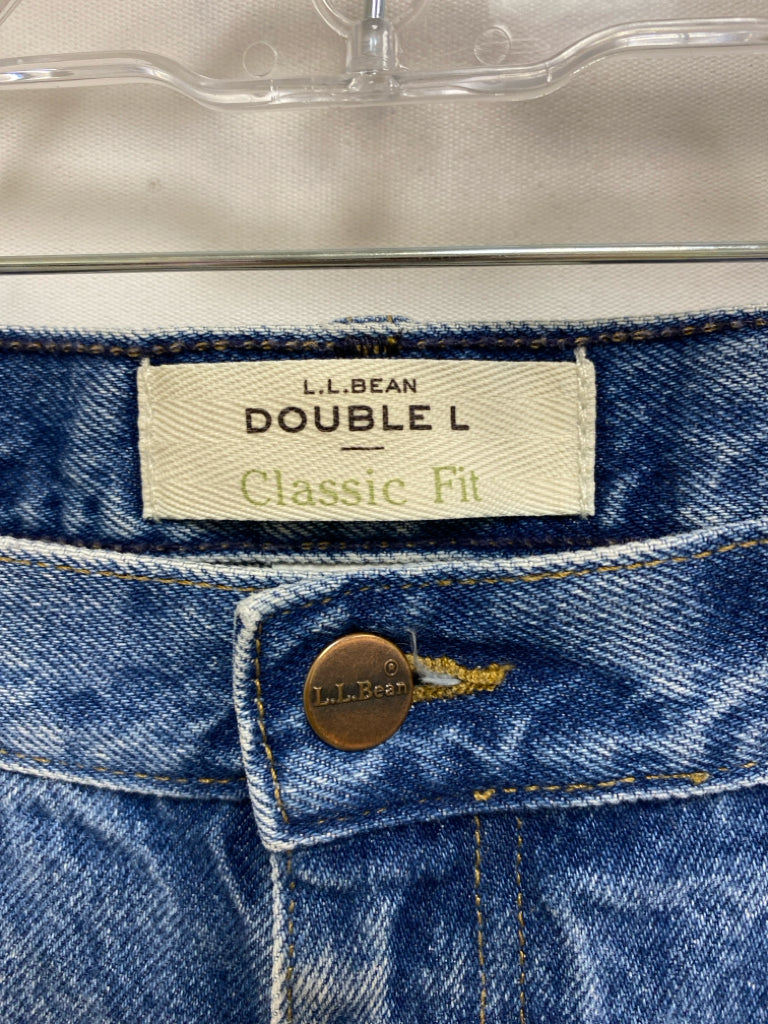 L L Bean Size 38 Faded Blue Men&