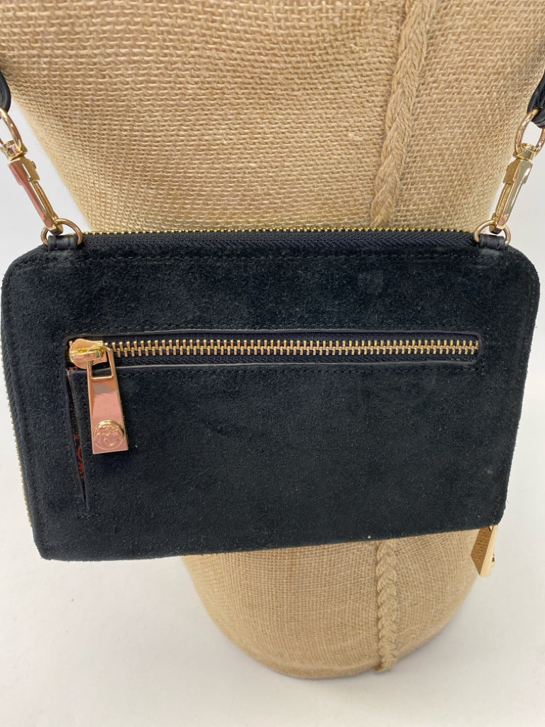 Spartina Black Suede Crossbody
