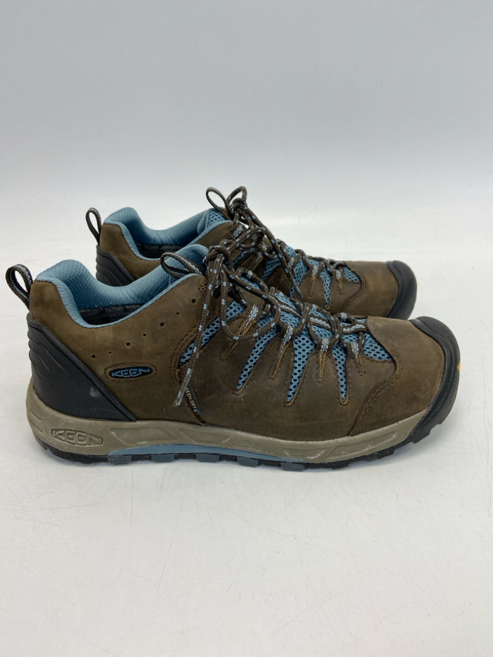 Keen US Shoe Size 10 Dark Brown Blue Lace-up Sneakers