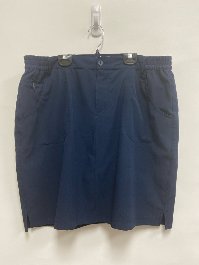 Size XL Navy Athletic Skort