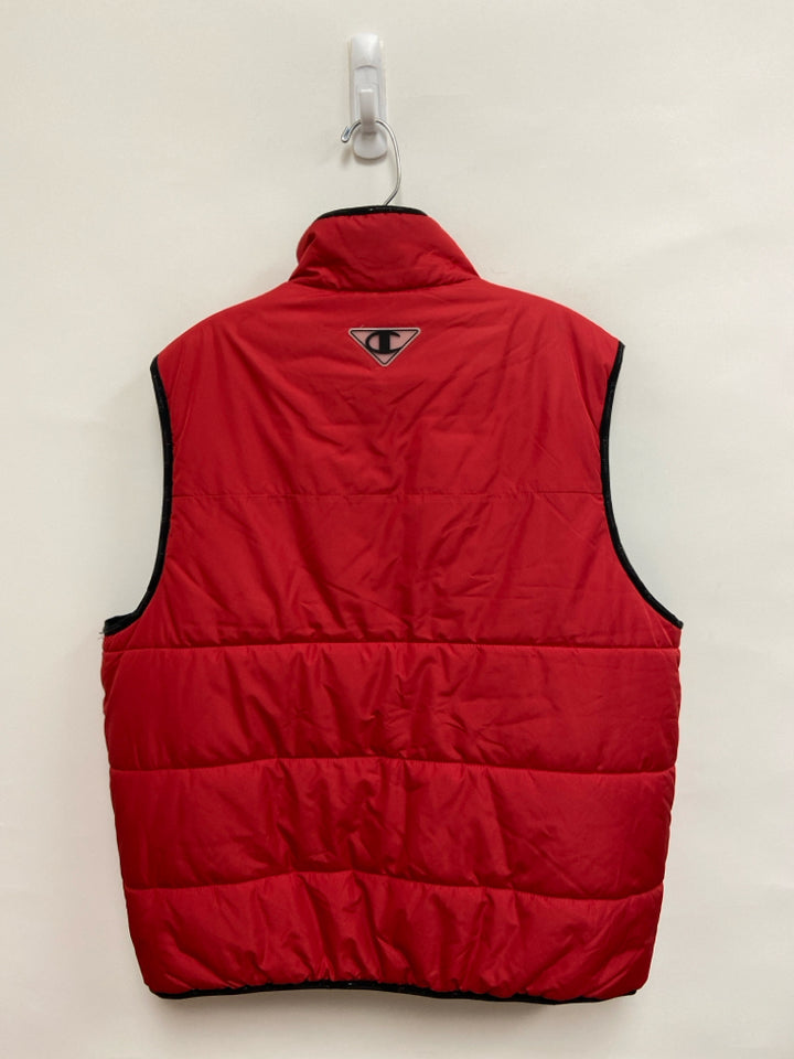Champion Size M Red Black Puffer Men&