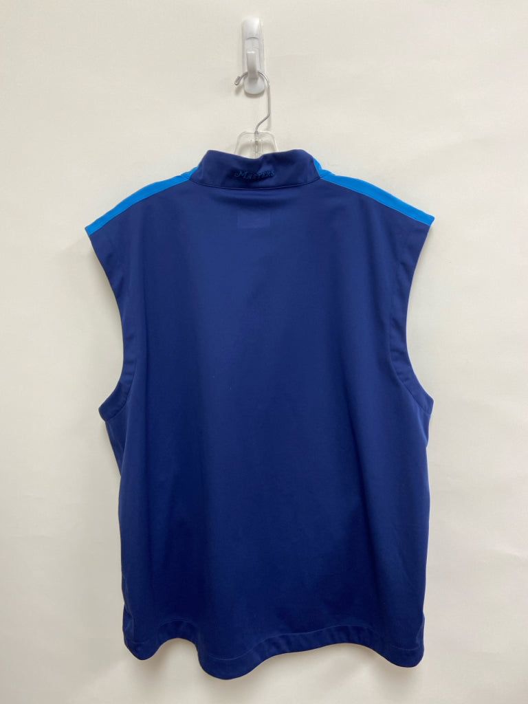 Masters Collection Size XL Blue Navy Zip Down Men&