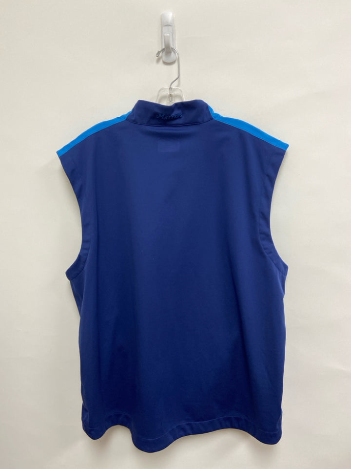 Masters Collection Size XL Blue Navy Zip Down Men&