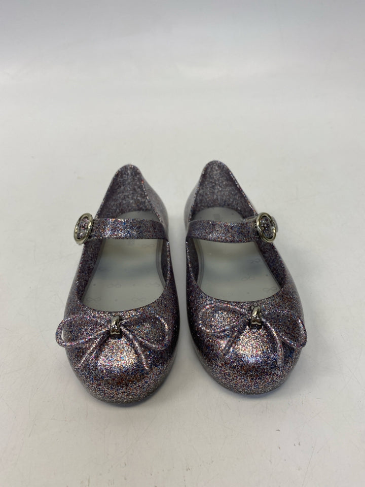 Mini Melissa SIZE 9 Purple Multi Color Glitter Girl&