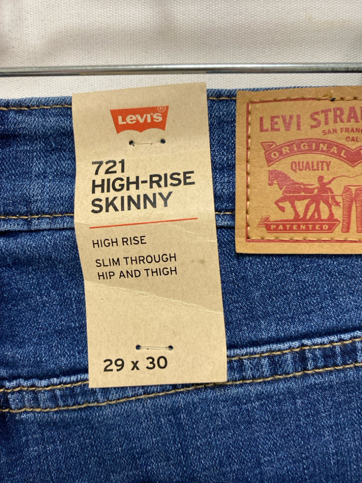 NWT Levi Size 29 Blue Ladies Jeans