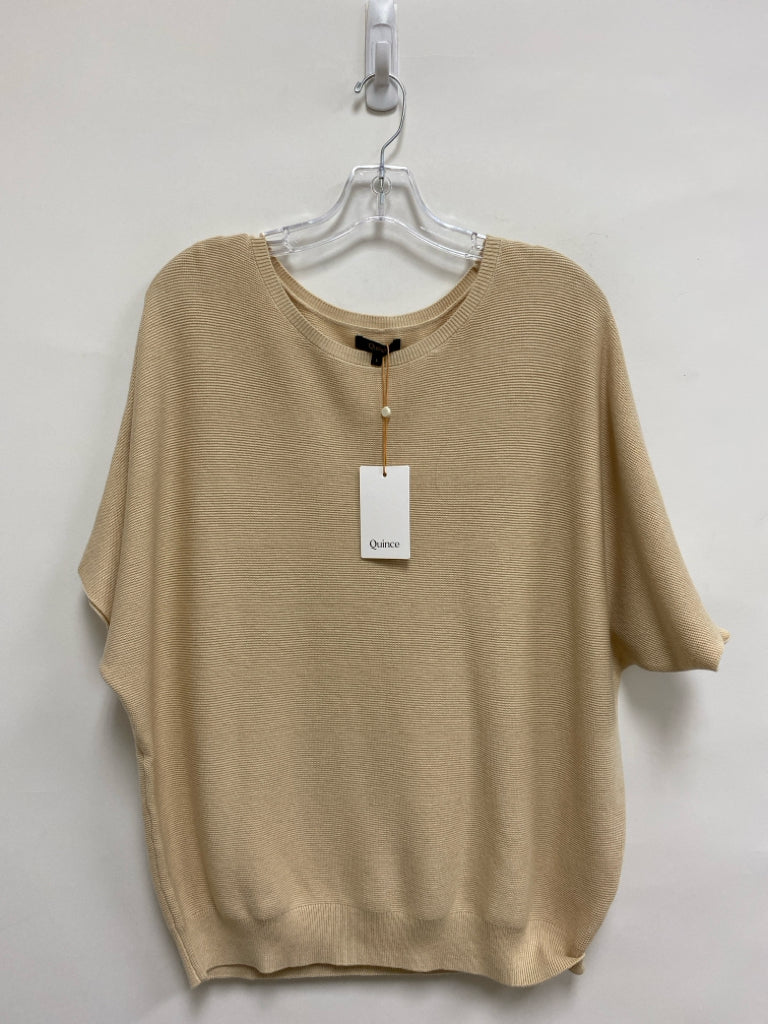 NWT Quince Size L Beige Batwing Ladies Sweater
