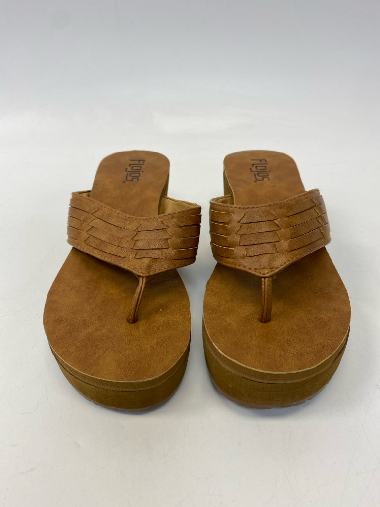Flojos  Size 6 Brown Sandals