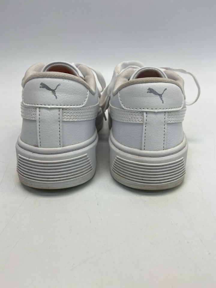 Puma  Size 8 White Lace-up Sneakers