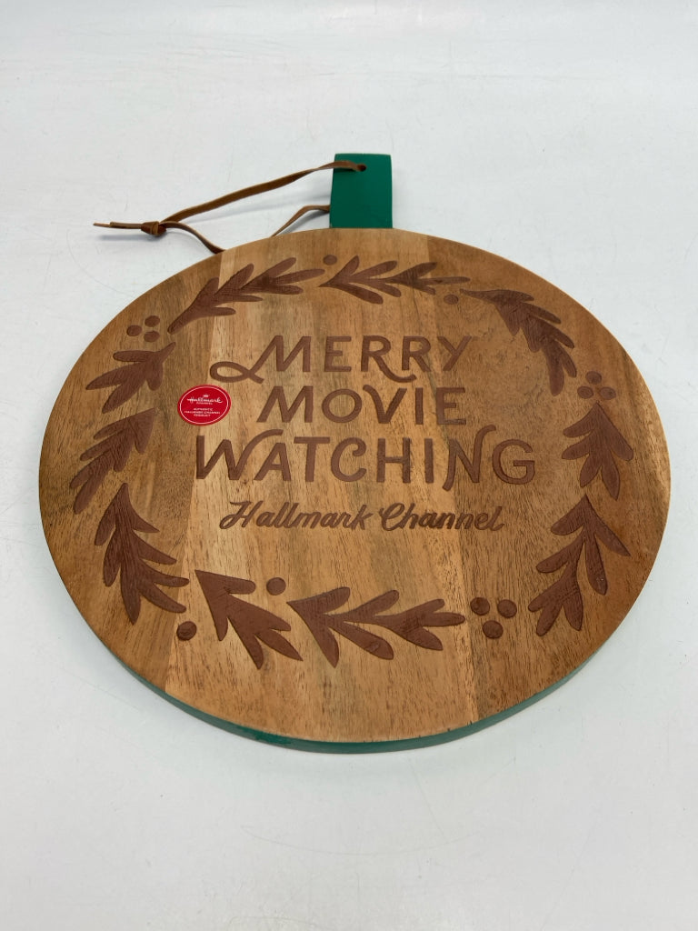 Hallmark Natural Green Words Wood Christmas