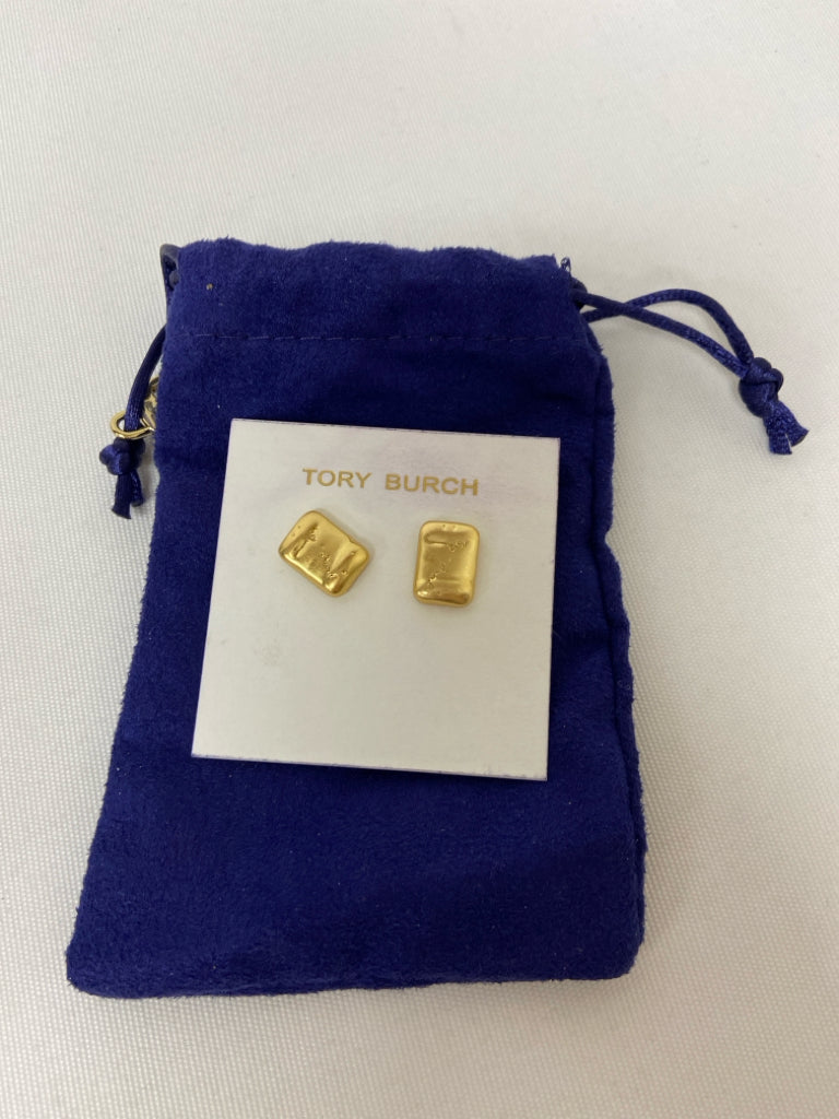 Tory Burch Gold Color Rectangle(s) Earrings