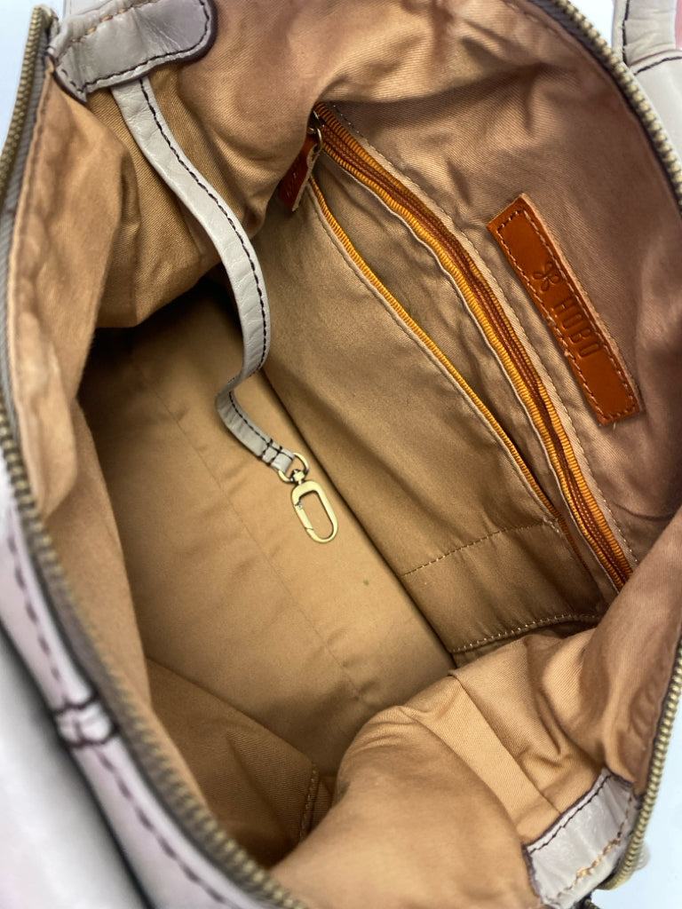 Hobo Gray Leather Handbag