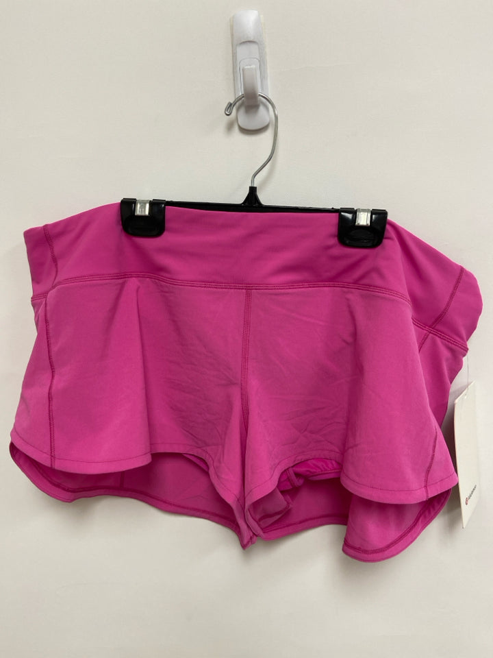 NWT Lululemon Size 14 Pink Athletic Shorts