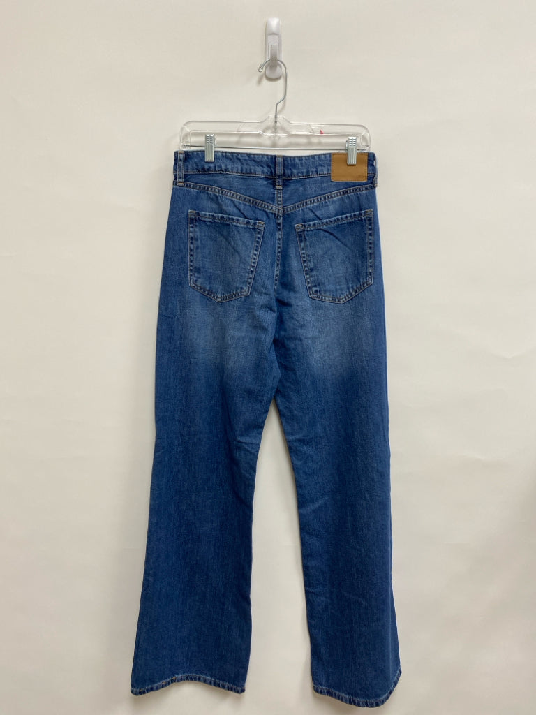 Aeropostale Size 4 Faded Denim Wide Leg Ladies Jeans