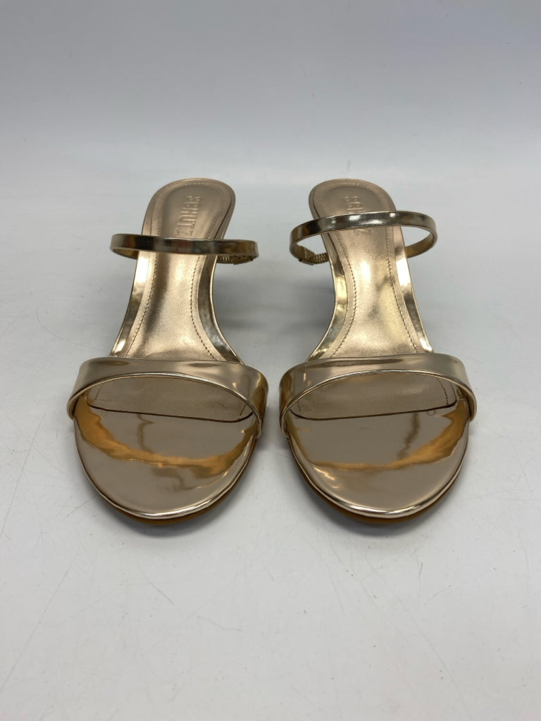 NWOT Schutz  Size 9 Gold Sandals
