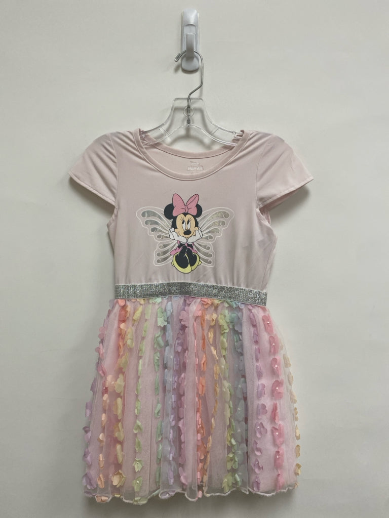 Disney SIZE 5T Pale Pink Minnie Mouse Girl&
