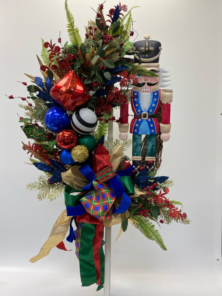 Ashley Nichole Designs Blue Red/Green Nutcracker Christmas