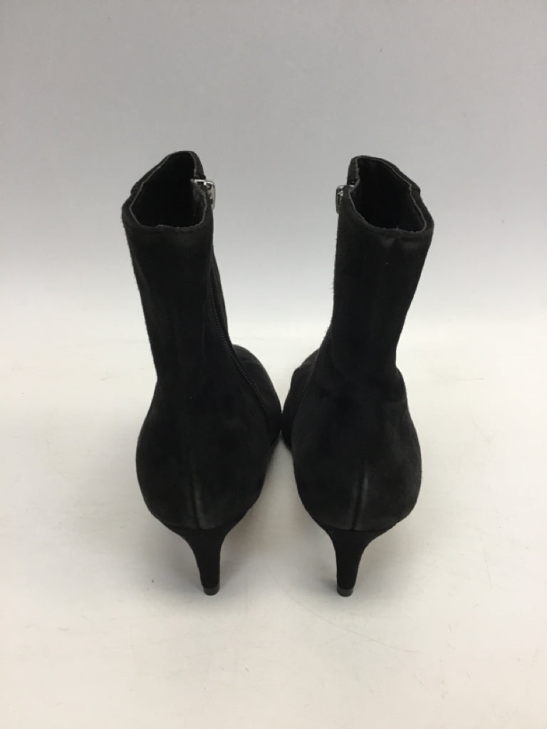 Marc Fisher US Shoe Size 8 Black Side Zipper Suede Boots