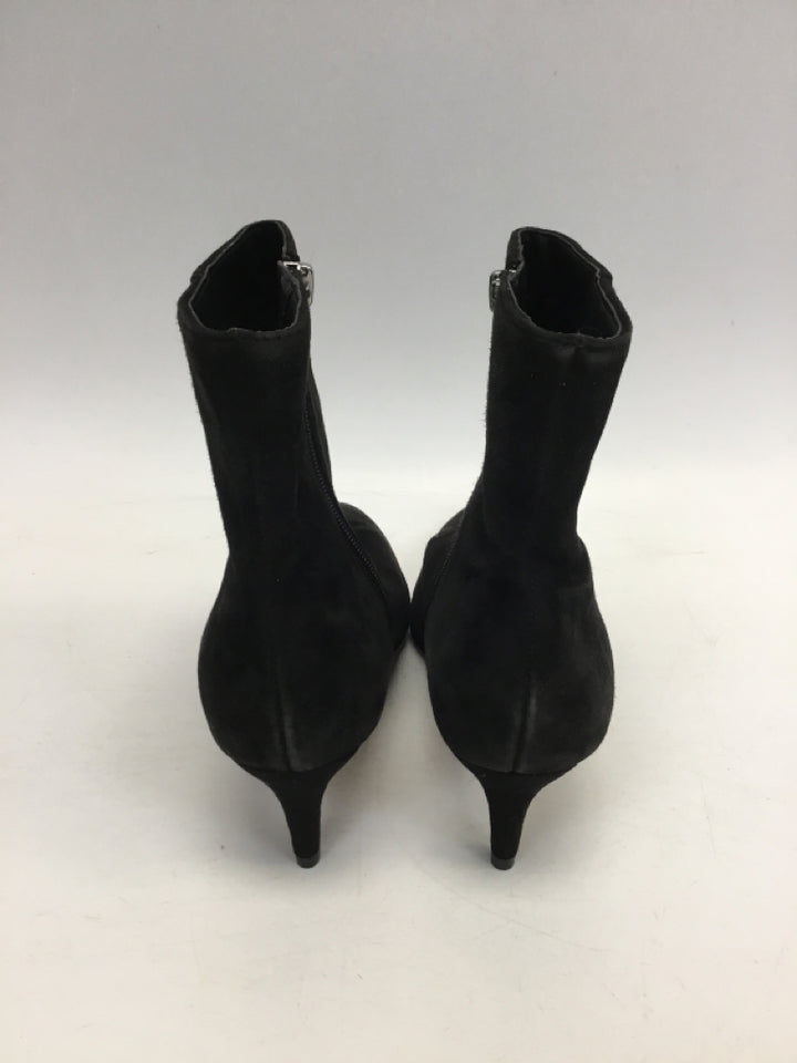 Marc Fisher US Shoe Size 8 Black Side Zipper Suede Boots