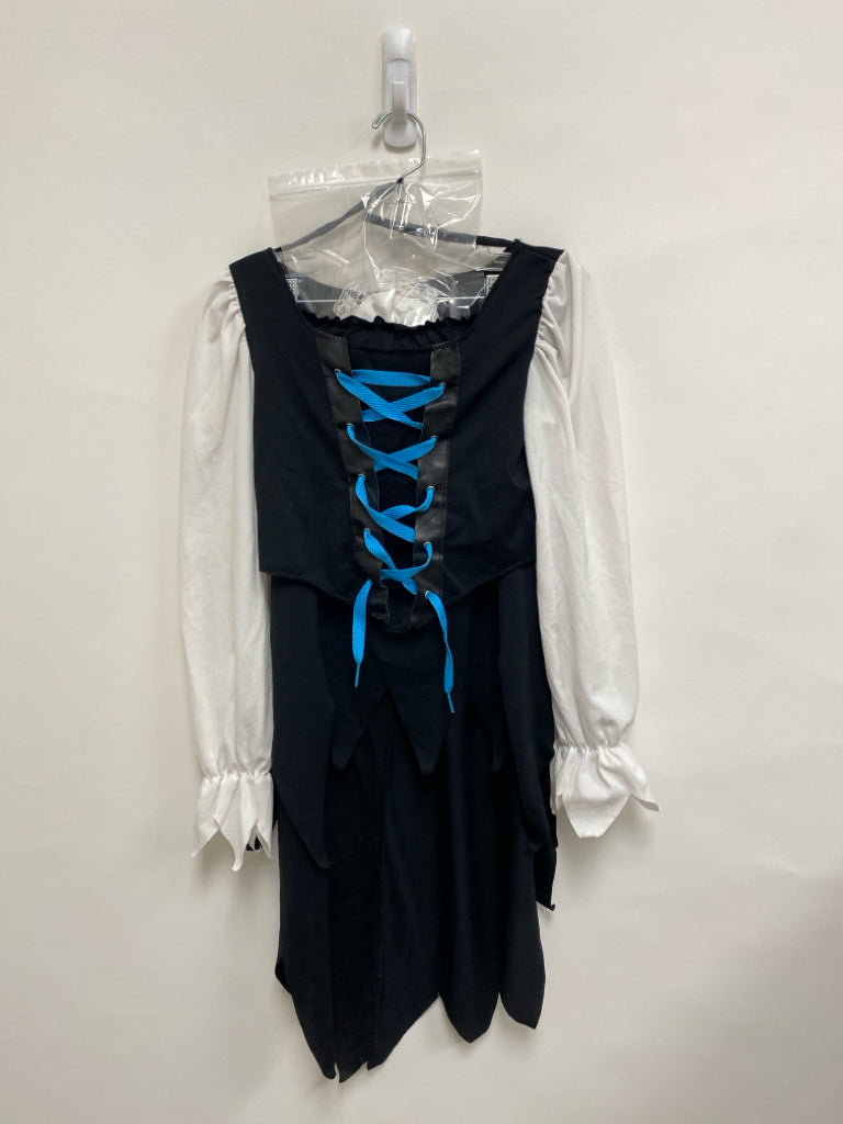SIZE L White/Black Pirates Girl&