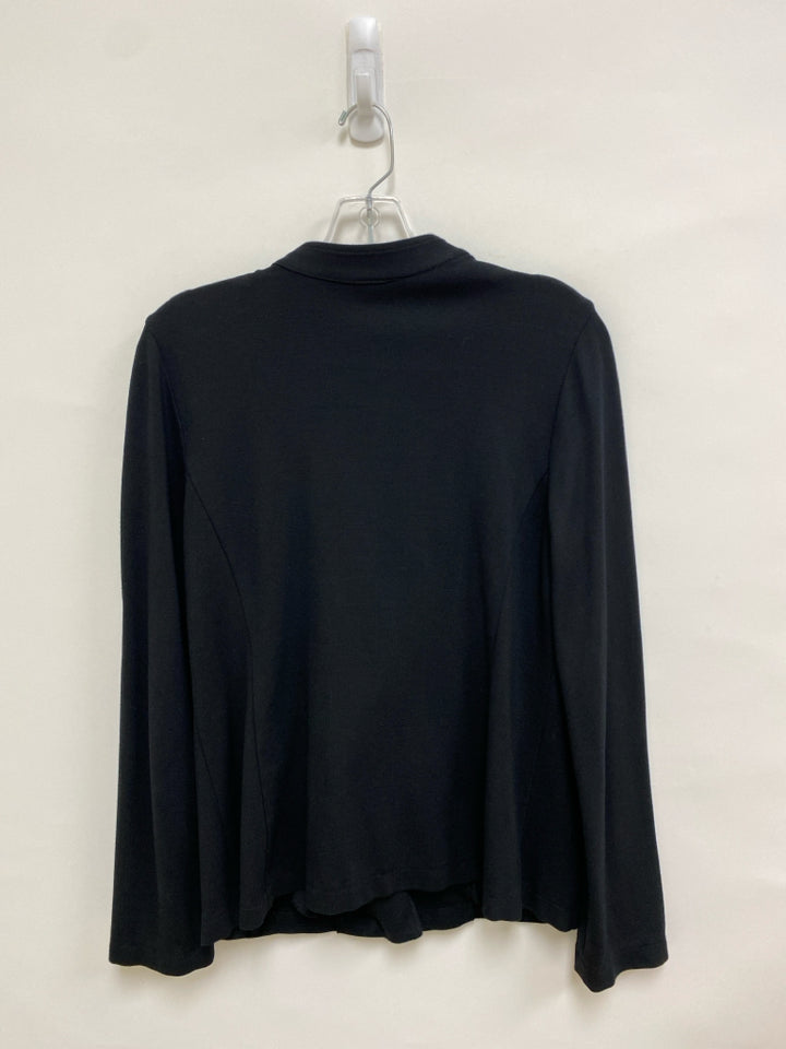 J Jill Size M Black Zip Down Ladies Jacket