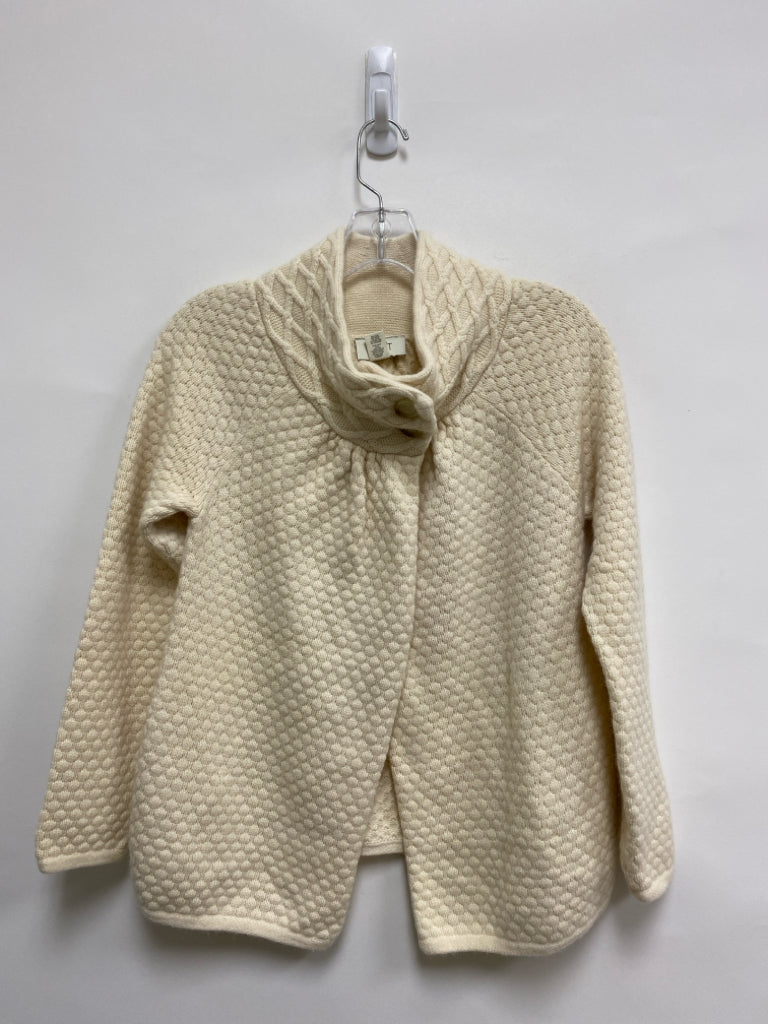 LOFT Size SP Cream Petite Sweater