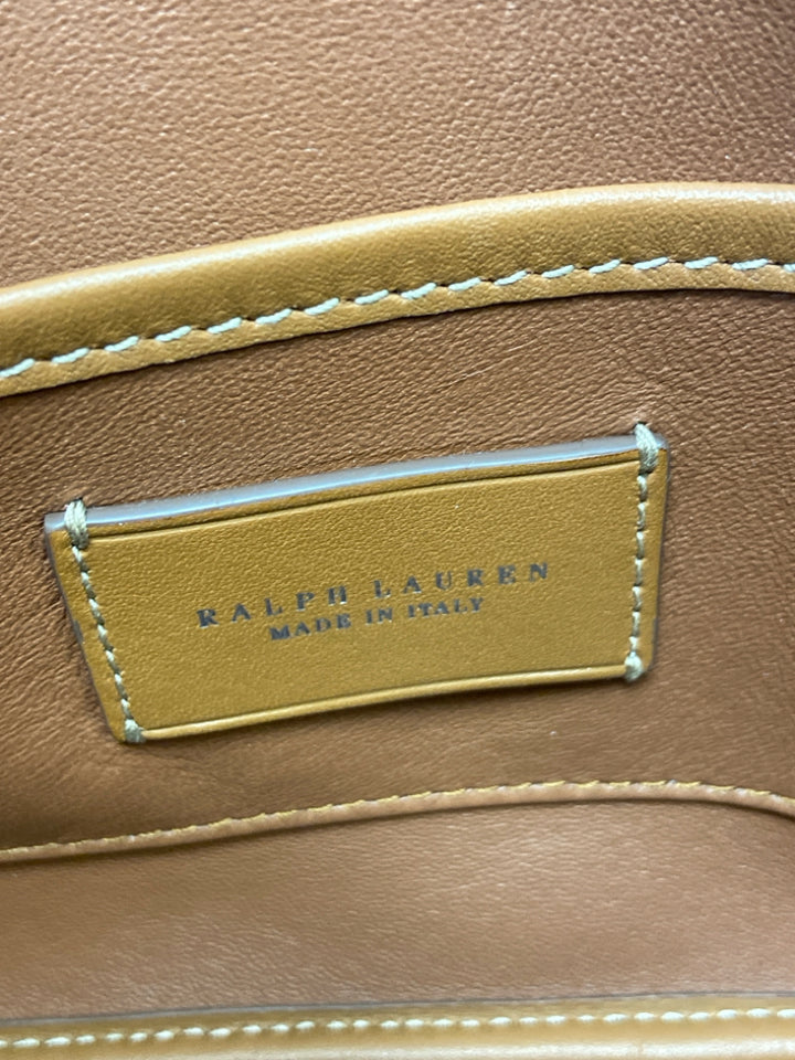 Ralph Lauren Silk Ikat Wellington Handbag