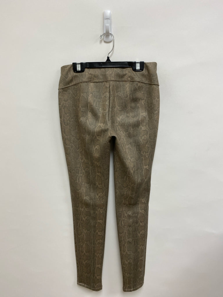 Anthropologie Size 25 Light Brown Taupe Snake Print Pull-on Ladies Pants