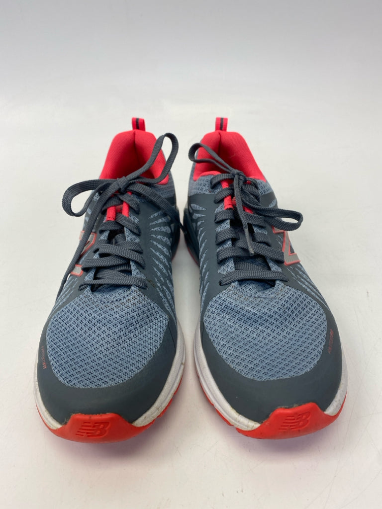 New Balance  Size 7 Gray Hot Pink Lace-up Sneakers