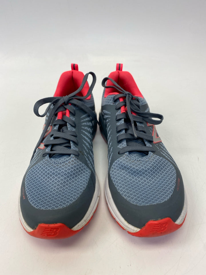 New Balance  Size 7 Gray Hot Pink Lace-up Sneakers