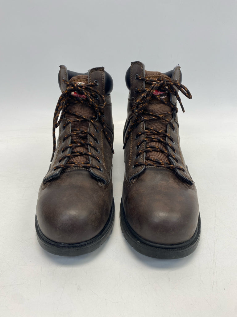 Size 14 Brown Lace-Up Men&