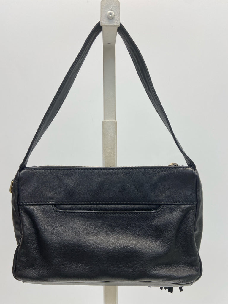 Hobo Black Leather Handbag
