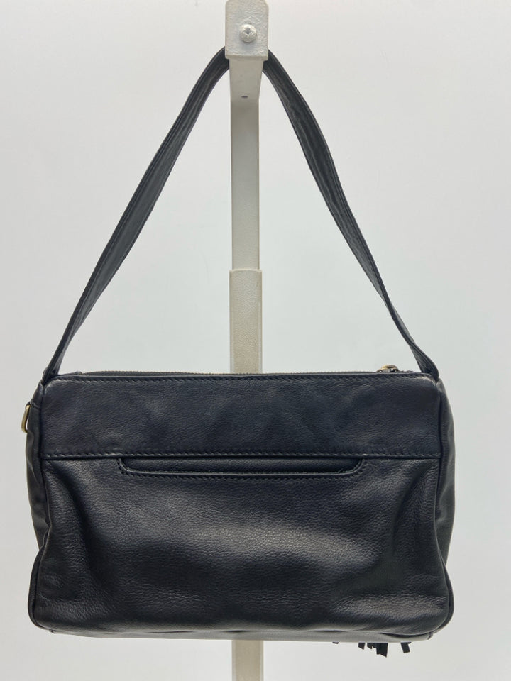 Hobo Black Leather Handbag