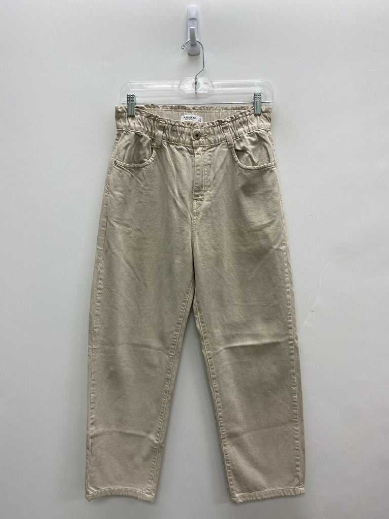 PULL&amp;BEAR Size L Beige Ladies Jeans