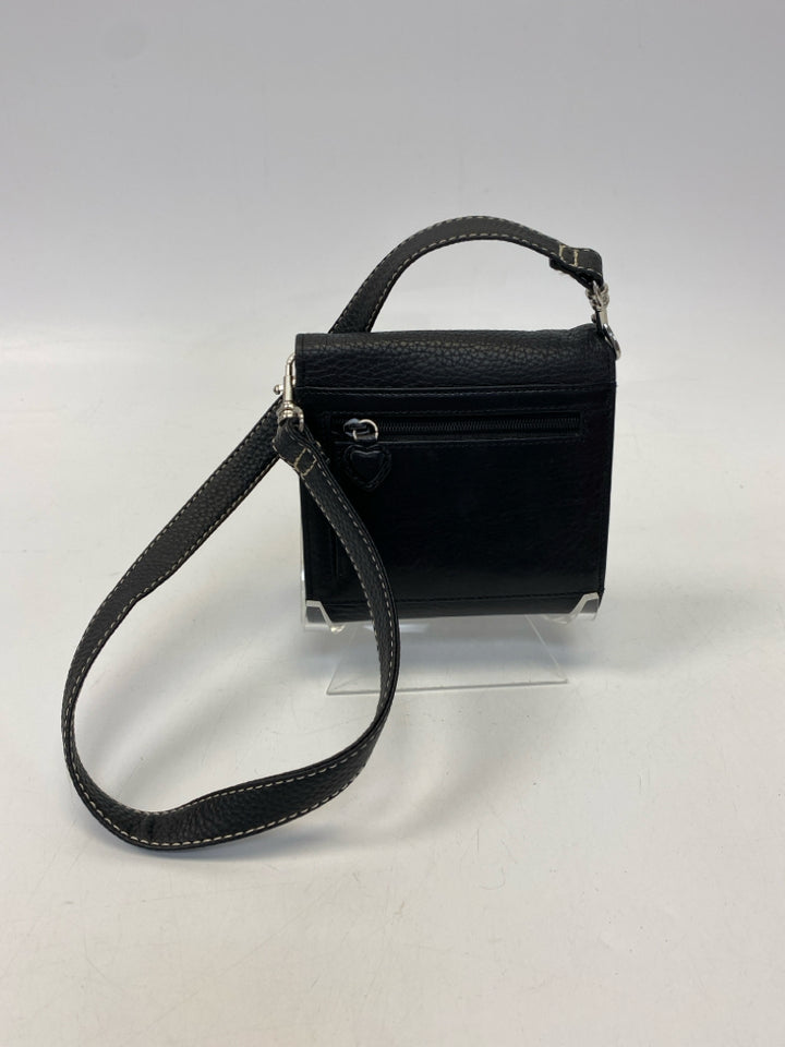 Brighton Black Silver Heart(s) Wallet