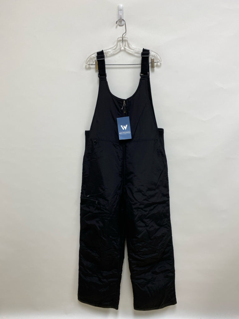 NWT White Fox Size 1X Black Plus Size Overalls