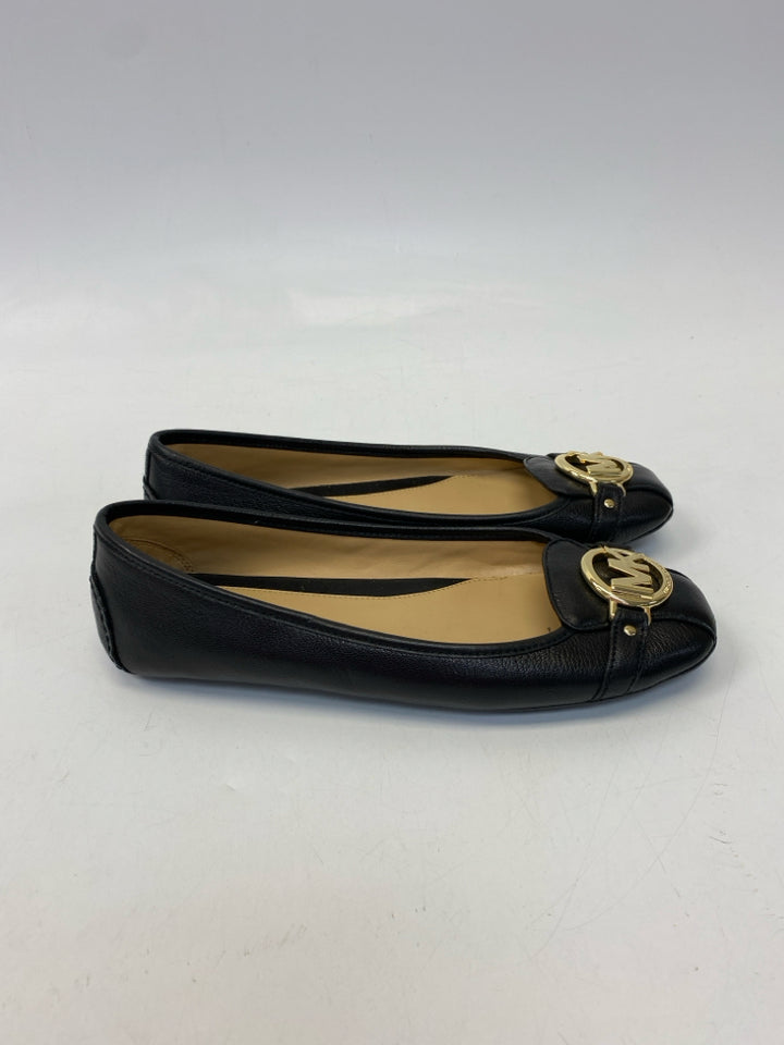 Michael Kors  Size 8 Black Gold Accent(s) Flats