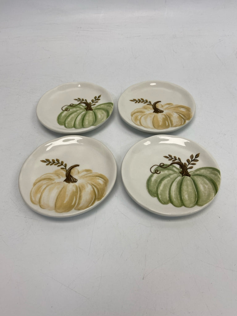 White Brown/Green Pumpkin Fall