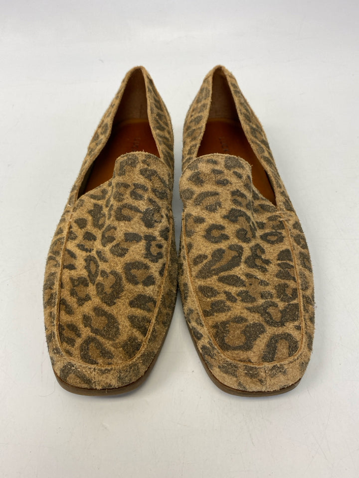 Lucky Brand US Shoe Size 6.5 Brown Animal Print Flats